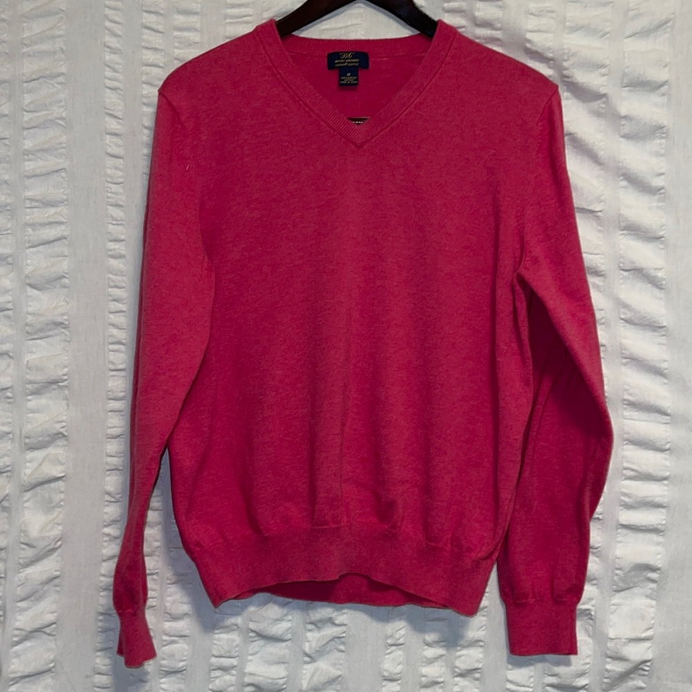 Brooks Brothers “346” Supima Cotton Vneck Sweater